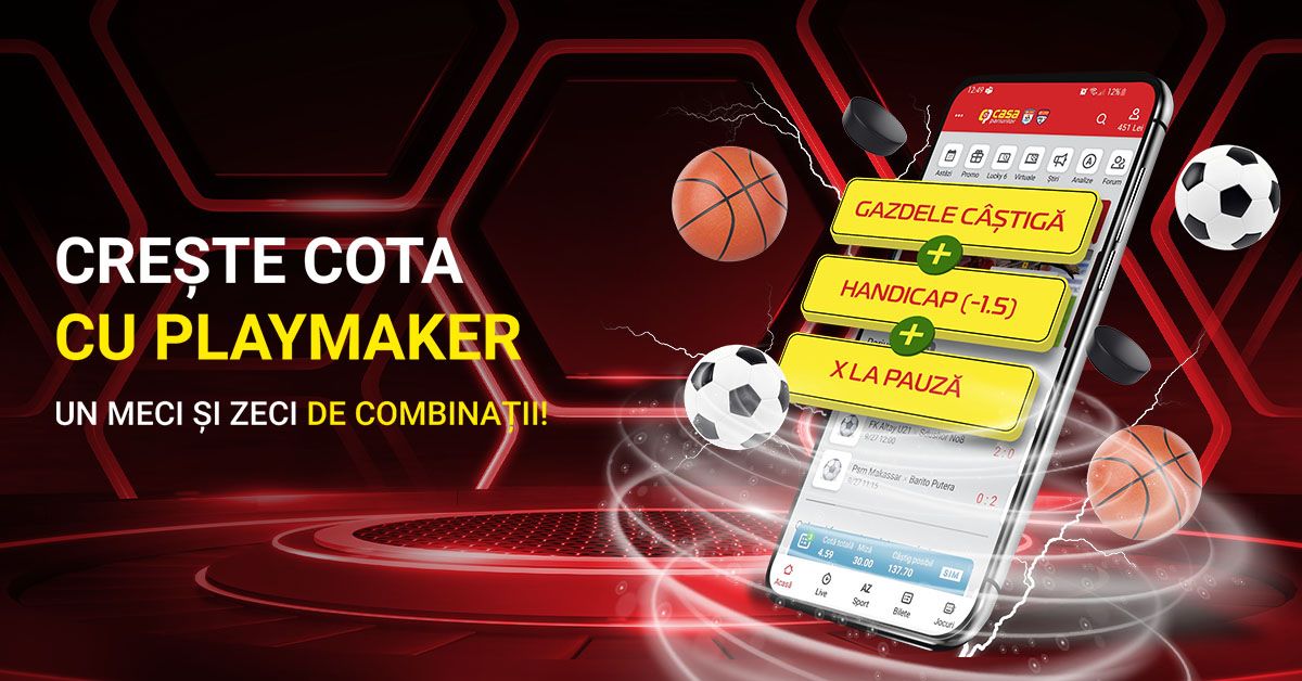 Crește cota cu Playmaker! 