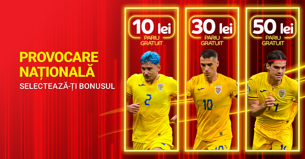 Provocare Națională: selectează-ți bonusul!