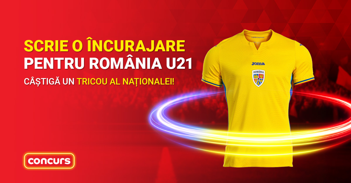 Câștigă un tricou cu Naționala României U21!